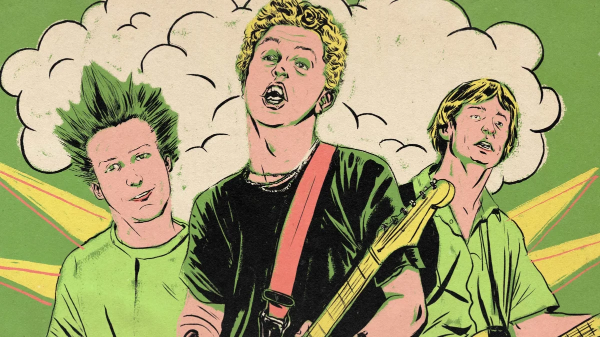 Green Day Dookie oral history illo by Harrison Freeman