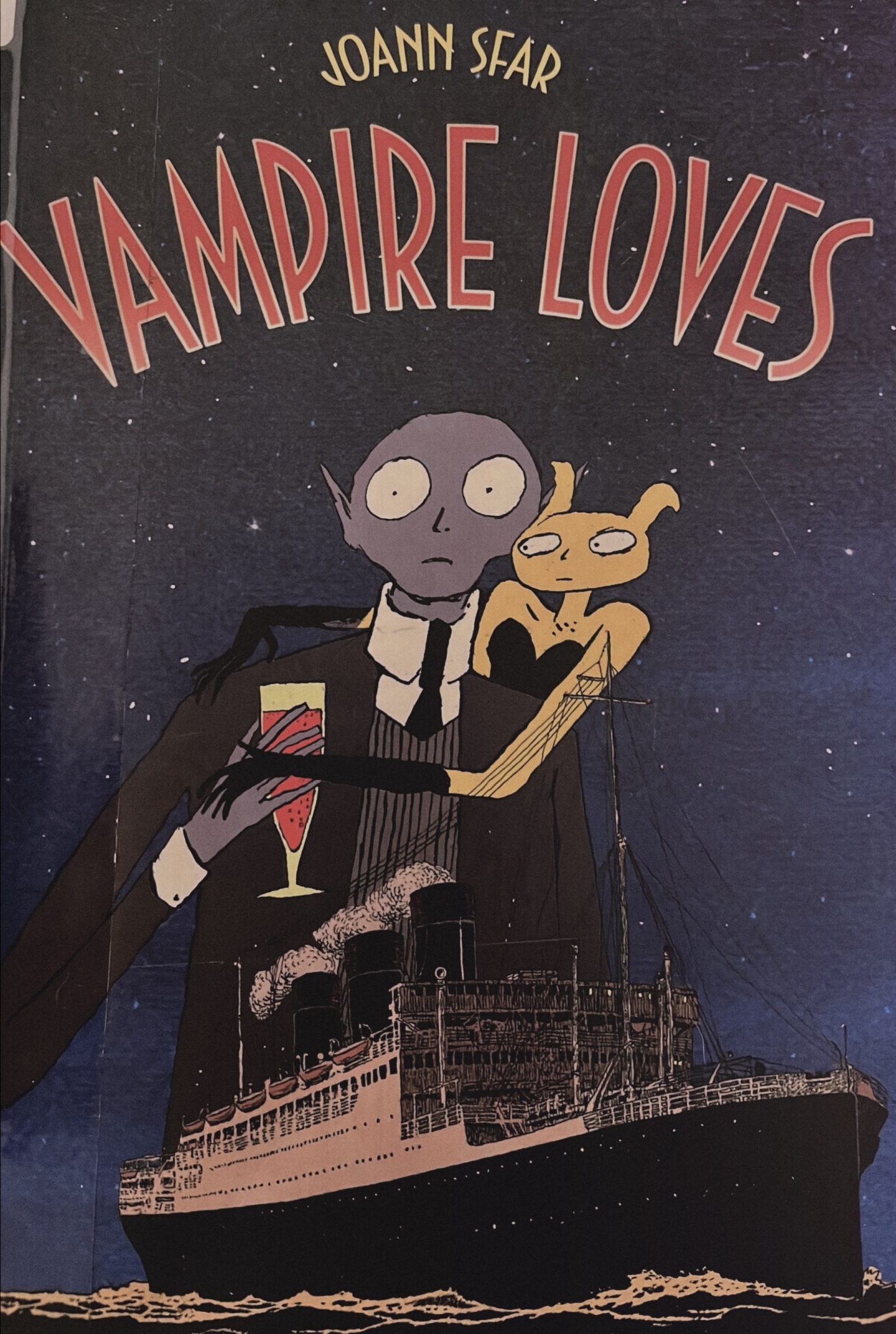 joann sfar vampire love book cover